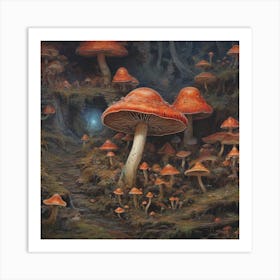 Mushroom of Hallucination 1 Art Print