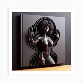 Afro Art Art Print