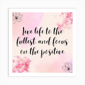 beautiful quotes 1 Art Print