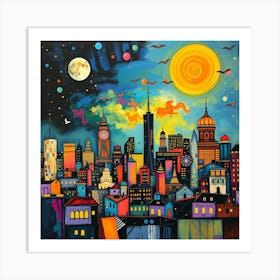 New York City Skyline Art Print