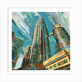 Petronas Towers 3 Art Print