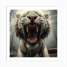 White Tiger 65 Art Print