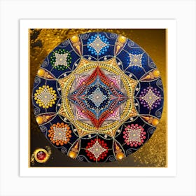 Miracle Mandala Art Print