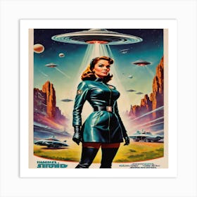 Aliens From Outer Space 1 Art Print