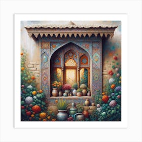 Window Of The Garden5 Art Print