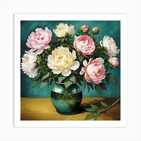 Peonies Art Print