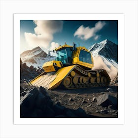 Buldozer Mountain (54) Art Print