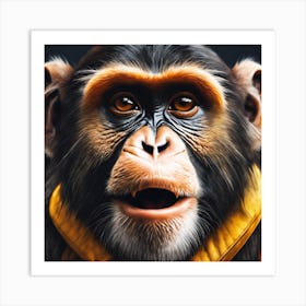 Chimpanzee 17 Art Print