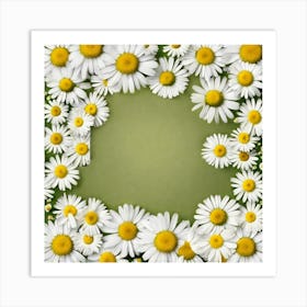 Daisy Frame 2 Art Print