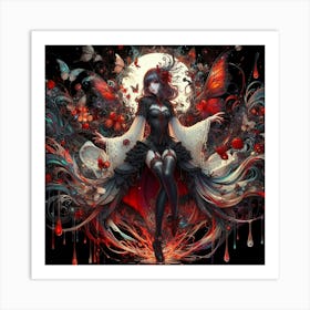 Gothic Fairy Art Print