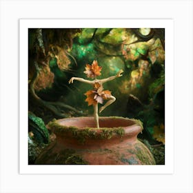 Fairy In The Forest 8 Art Print