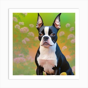 Boston Terrier 69 Art Print