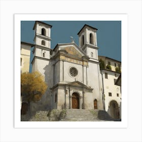 Kirche In Cassone, Gustav Klimt 12 Art Print