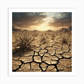 Arid Landscape 11 Art Print