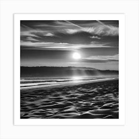 Sunrise On The Beach 5 Art Print