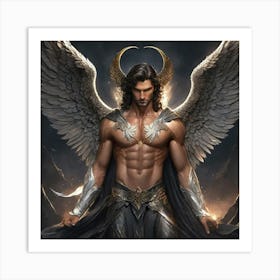 Angel With Wings Art Print