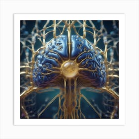 Brain And Nerves 8 Art Print