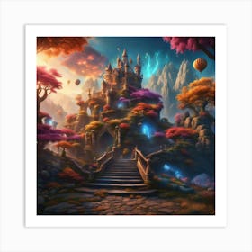 Fairytale Castle 1 Art Print