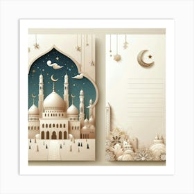 Muslim Holiday Card 2 Art Print