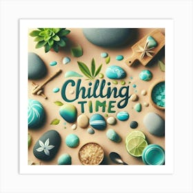 Chilling Time 1 Art Print