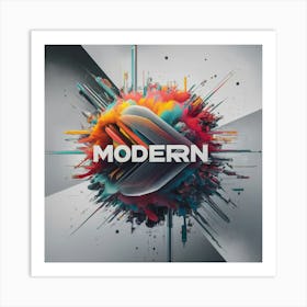 Modern Logo Art Print