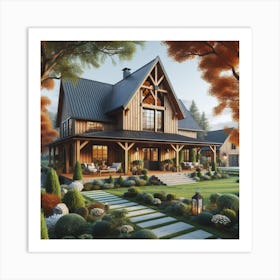 Barn House Art Print