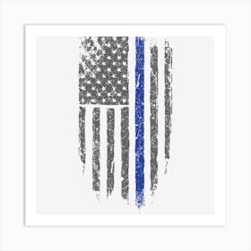 Thin Blue Line Art Print