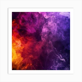 Abstract Smoke Background 4 Art Print