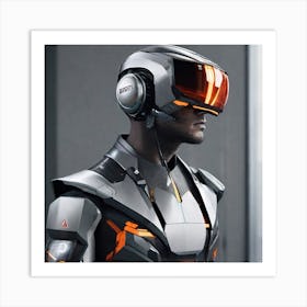 Futuristic Man 31 Art Print