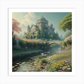 Garden Of Flowers By Charles Dyson In Year 2024 Art Print