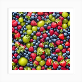 Ripe Berries Art Print