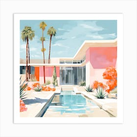 Palm Springs House 1 Art Print