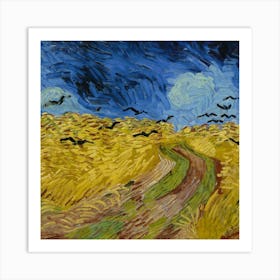 Van Gogh, Wheat Field With Crows Art Print