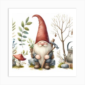 Gnome 6 Art Print