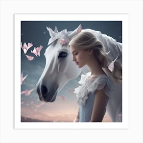 Fairytale Horse 2 Art Print