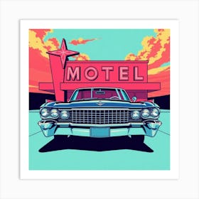 Motel Art Print