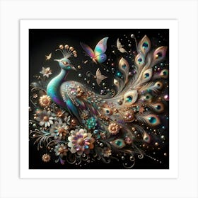 Peacock 13 Art Print