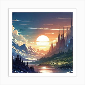 A Fantastical Land 18 Art Print