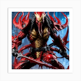 Predator Action Figure Art Print