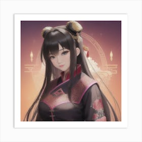 Chinese Girl 3 Art Print