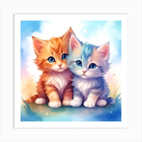 cute kitten 2 Art Print