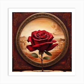 Red Rose Art Print