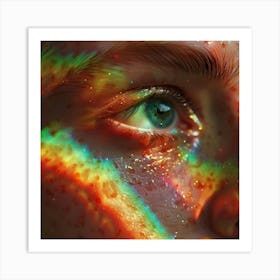 Rainbow Eye 1 Art Print