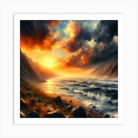 Tempestuous Beauty 11 1 Art Print