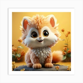 Cute Kitty 4 Art Print