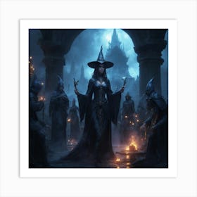 Witches 2 Art Print