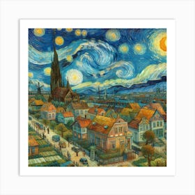 Starry Night Art Print