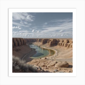 Utah Canyon Art Print