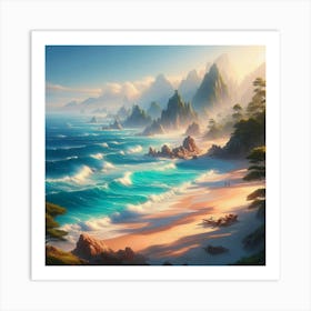 Ocean Landscape Poster