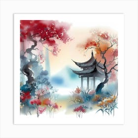 Chinese Pagoda 25 Art Print